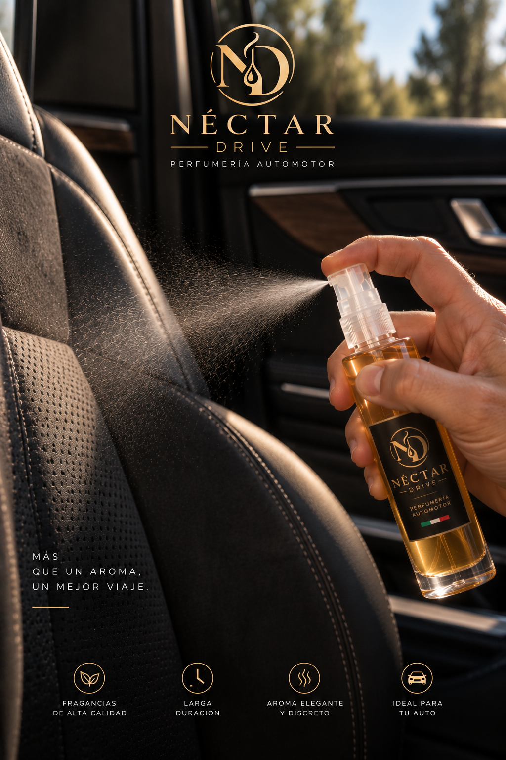 NÉCTAR DRIVE · PERFUMERÍA AUTOMOTOR