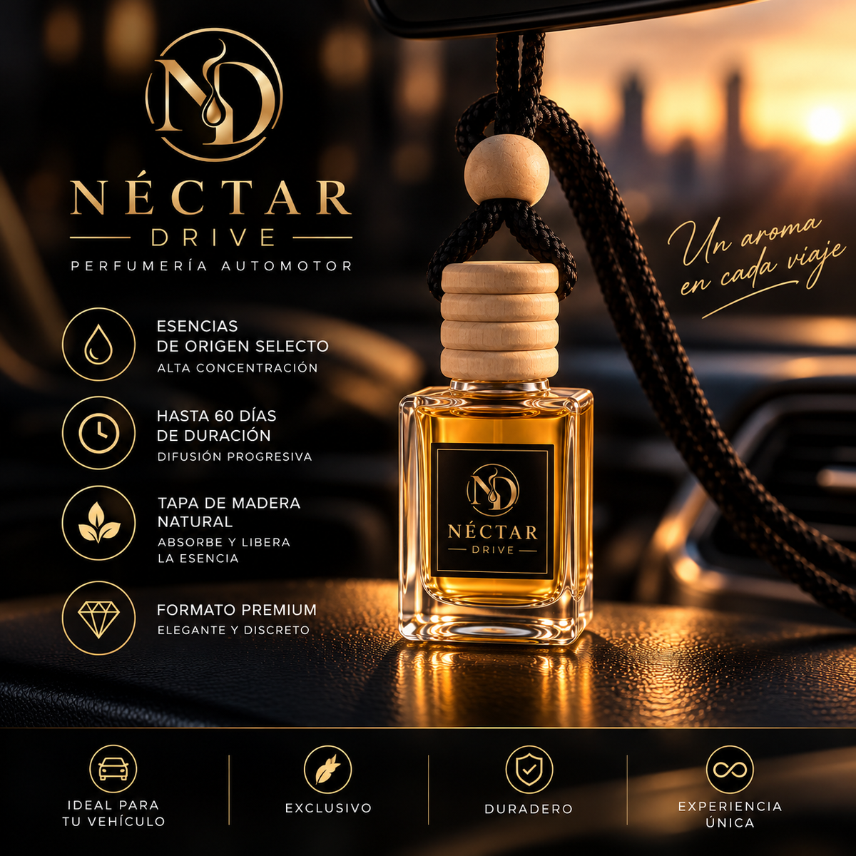 NÉCTAR DRIVE · PERFUMERÍA AUTOMOTOR